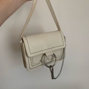 White crossbody mini bag